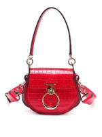 Tracolla Tess piccola stampa coccodrillo