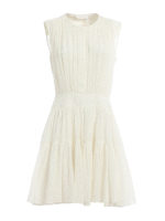 Abito a balze in pizzo sangallo