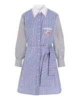 Vestito a righe zzurro