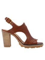 Sandali con tacco Franne marroni