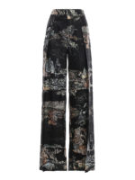 Pantaloni con stampa Toile de Jouy