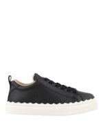 Sneaker Lauren black in pelle di vitello