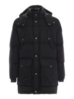 Piumino Canada con cappuccio nero