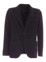 Giacca in cotone stretch nera