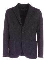 Giacca in cotone stretch blu