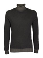 Rollkragenpullover - Dunkelbraun