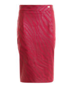 Gonna con stampa zebrata