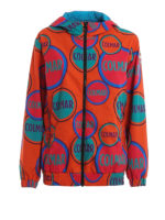 Giacca con bolle logo lettering multicolor