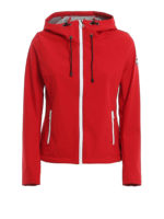 Giacca in tecno tessuto stretch rossa