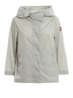 Giacca in nylon tecnico con cappuccio