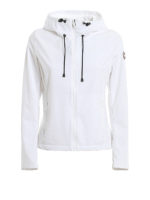 Giacca in tecno tessuto stretch bianca