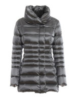 Piumino in nylon con collo avvolgente