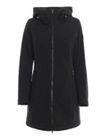 Piumino sciancrato in tessuto tecnico