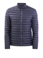 Piumino blu modello biker