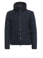 Piumino trapuntato color blu