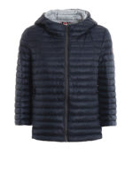 Piumino svasato con cappuccio