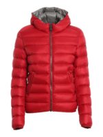 Piumino corto con cappuccio