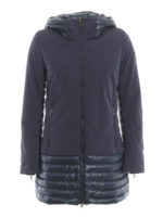 Piumino con fondo trapuntato