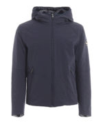 Piumino stretch con cappuccio