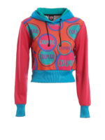 Felpa con bolle logo lettering multicolor