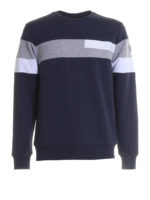 Felpa tricolore in cotone