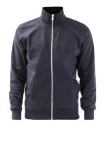 Felpa in cotone con zip