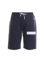 Shorts sportivi in cotone blu
