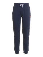 Joggers in cotone con patch logo