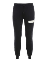 Joggers con coulisse e logo gommato