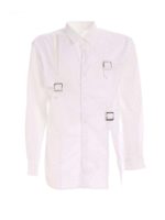 Camicia bianca con cinturini