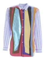 Camicia a righe multicolor
