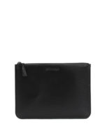 Pochette in pelle spazzolata