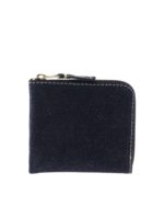 Portamonete blu in denim