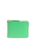 Portafoglio verde fluo