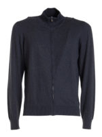 Cardigan in cotone misto cashmere