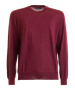 Pull girocollo in misto cashmere