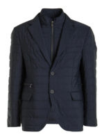 Piumino con pettorina removibile