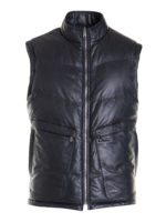 Gilet nero reversibile imbottito