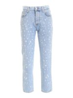 Jeans azzurro effetto destroyed