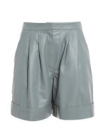 Pantalones De Cuero - Azul Claro