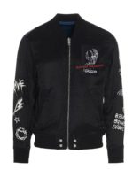 Bomber J-Smoked reversibile nero
