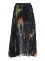 Gonna O-Sheer nera con stampa