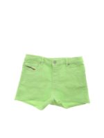 Shorts in denim verde