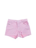 Shorts in denim rosa