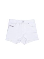 Shorts in denim bianco