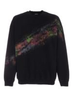 Felpa con stampa a contrasto