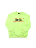 Felpa stampa logo verde