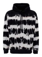 Felpa con stampa effetto tie dye