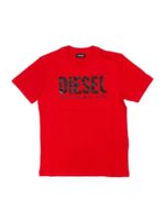 T-shirt logata rossa