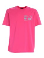 T-shirt girocollo fucsia